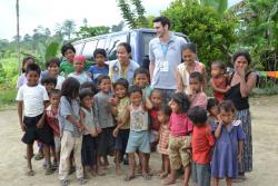 NP Peacekeeper während der Überwachungspatrouille nach Brgy Ned, Lake Sebu, South Cotabato