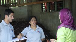 Überprüfungstreffen nach der Tötung von Kindern, Mindanao, Philippinen.