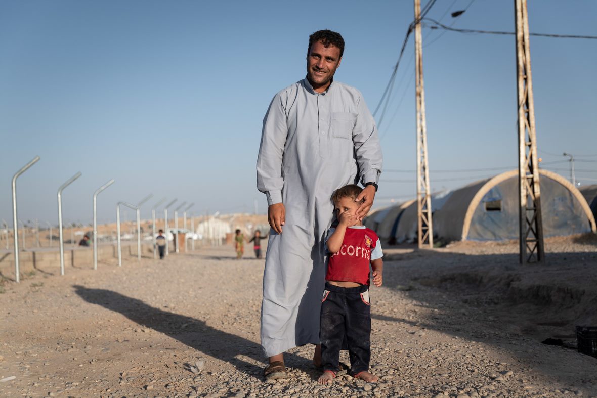 Iraq man standing