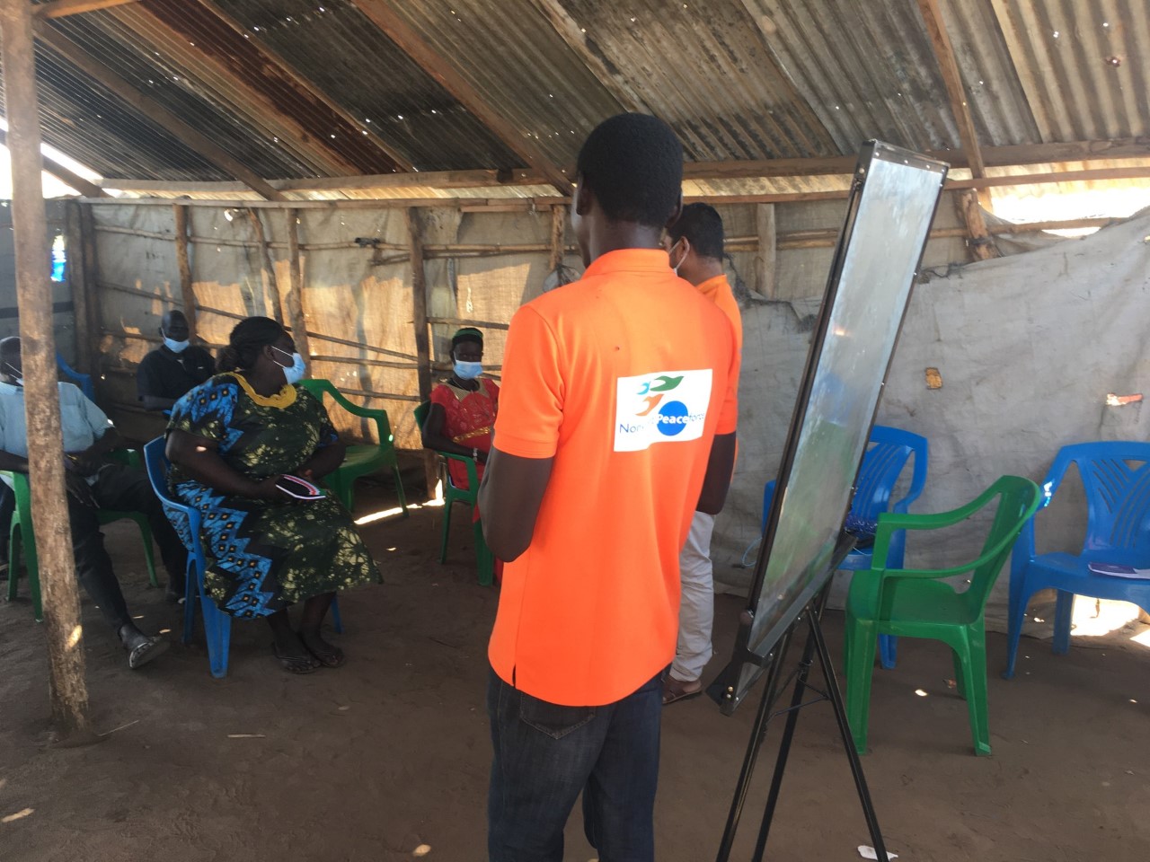 Llegar a las comunidades en Juba, Sudán del Sur. 