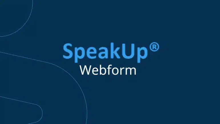 text: SpeakUp®Webform