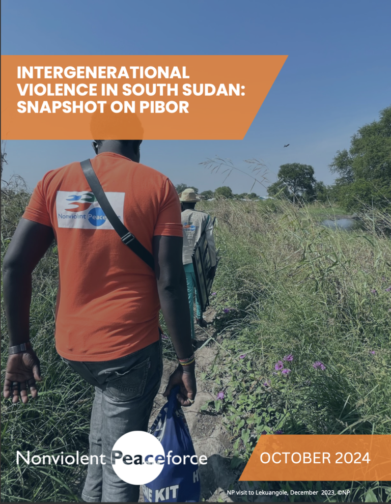 Intergenerational Violence in South Sudan: A Snapshot in Pibor (October 2024) by the Nonviolent Peaceforce.
