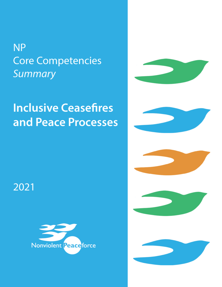 2021 Inclusive Ceasefires and Peace Processes NP Core Competencies